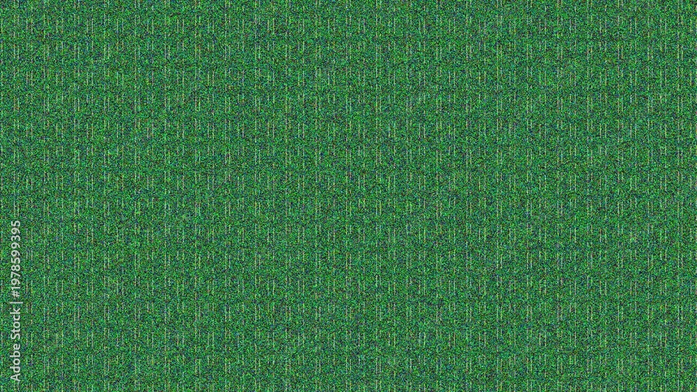 Fototapeta premium Abstract green pattern, intricate design with tiny, dense elements creating a textured and complex visual field, vertical lines adding a subtle rhythm.