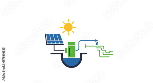 Solar Panel Water Pump System.