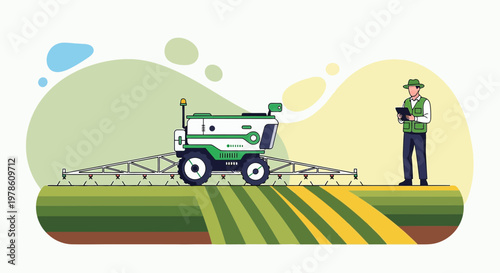 Modern Farming: Precision Agriculture with Autonomous Sprayer and Agriculturalist Technology
