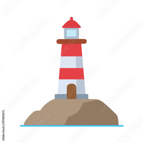 Tower Structure Vector Illustration Architecture Landmark Symbol