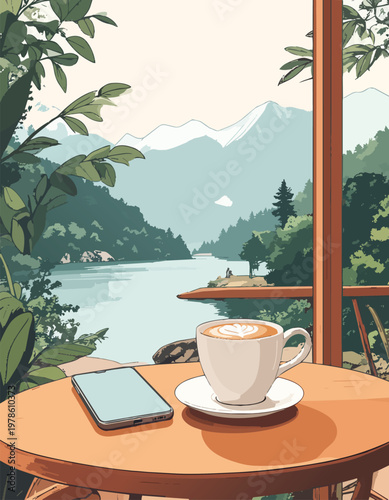 Abstract Vector Illustration Flat Design Graphic Element