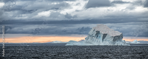 Icebergs around South Georgia Island near Antarctica
