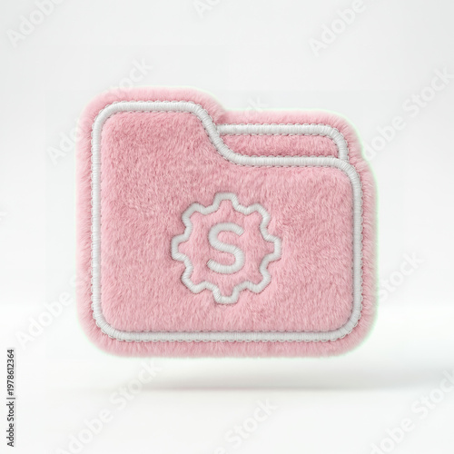 Heart shaped box button and pillow on white textured keyboard with red and blue letters