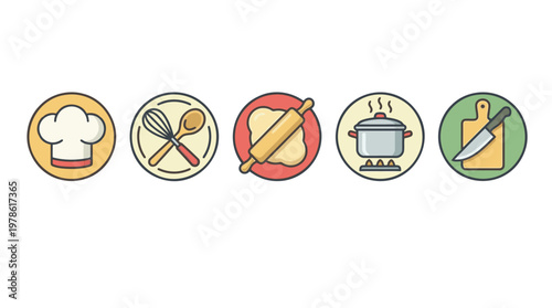 Icons for cooking and baking