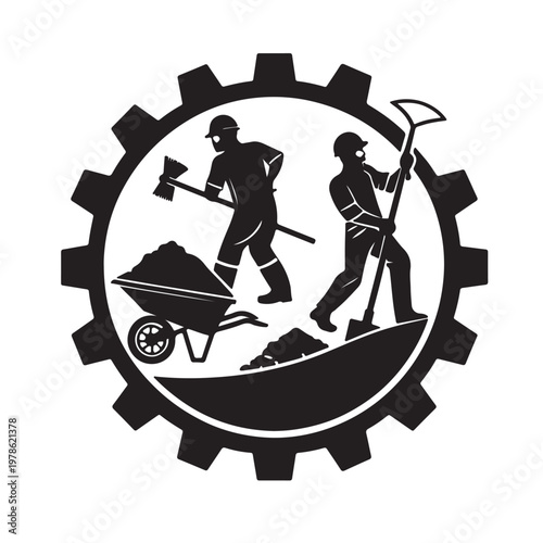 Cartoon illustration of a business couple and men traveling by boat and ship featuring vector silhouettes and people in love