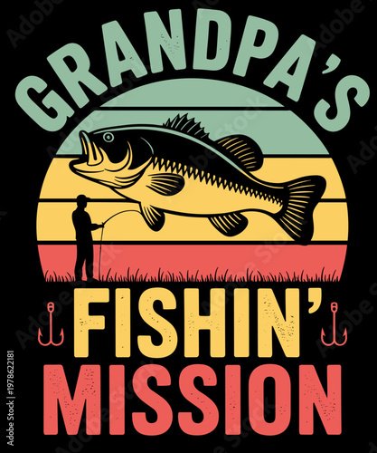Grandpa’s Fishin’ Mission Fishing Grandpa