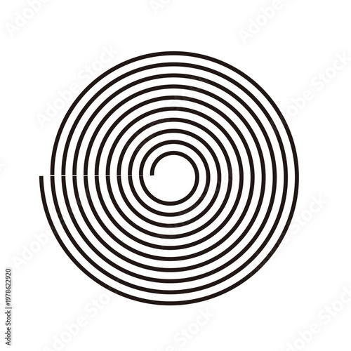 幅が均等な渦巻きグルグル4