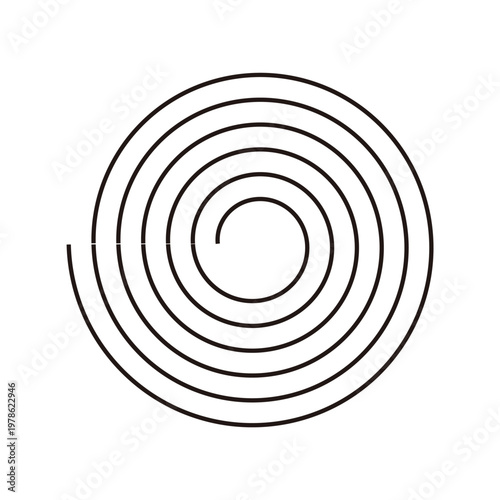 幅が均等な渦巻きグルグル3