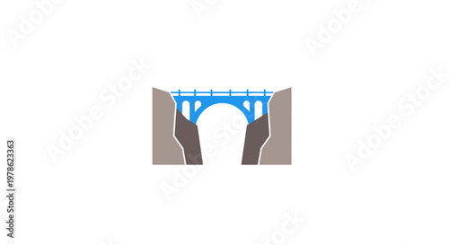 Detailed view of a blue bridge.