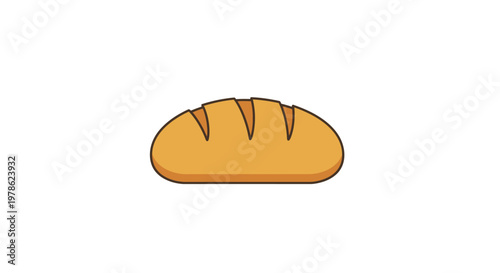 A single loaf of bread.