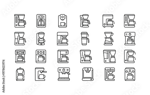 Drip coffee makers with electric drip machines, programmable coffee brewers, single-serve machines, glass carafe brewers, and