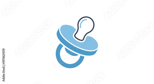 Baby Pacifier Blue Soother.