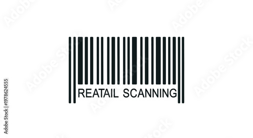 Barcode for retail product scanning.