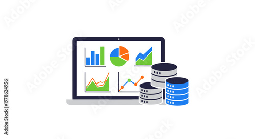 Coins in front of laptop screen.