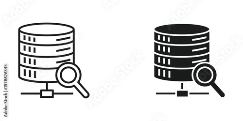 Comparison of traditional and modern database search functionality depiction
