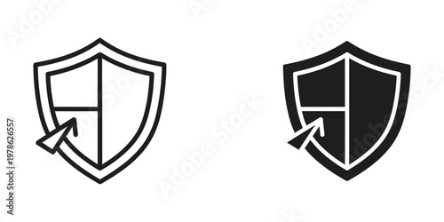 Comparison of shield designs with and without a filled center section