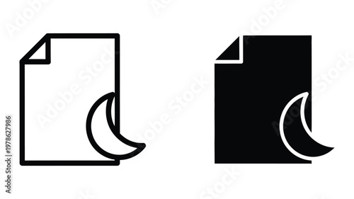 Contrast between open and closed document icons with a play button symbol