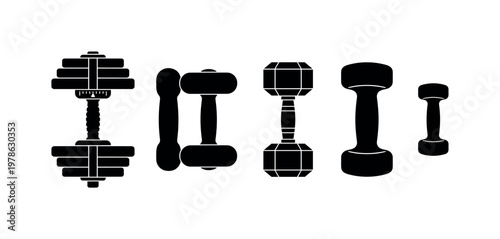 Adjustable dumbbell with weight plates, fixed weight dumbbell pair simple form, hex dumbbell flat sides design, neoprene dumbbell