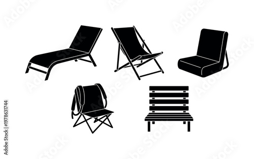 Beach chair reclining lounge style, folding beach chair lightweight frame, low beach chair compact seat, backpack beach chair