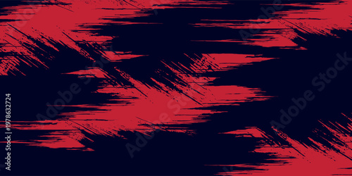 Red halftone dots blue color pattern gradient grunge texture background. Dot pop art comic sport style vector illustration.