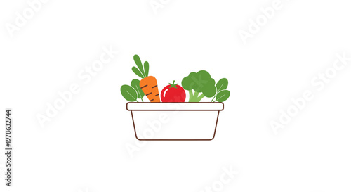 Fresh Vegetables in a Bowl.