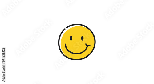 Smiling face emoticon with eyes.