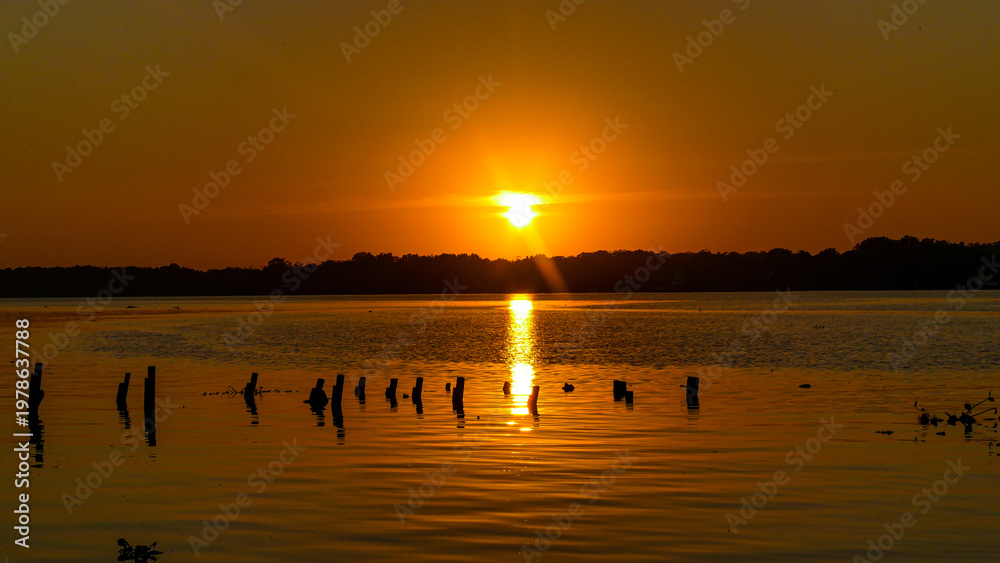 Fototapeta premium Tanjung Puting National Park Tropical Rainforest and River Landscape in Borneo