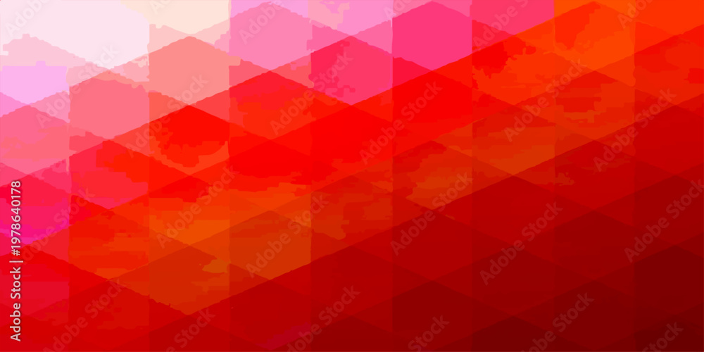 Obraz premium Abstract Red Hexagon Pattern with a vibrant design with geometric precision.