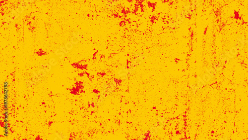 Grunge-style yellow texture with a distressed look, perfect for backgrounds, banners, and creative design projects needing a vintage touch.
