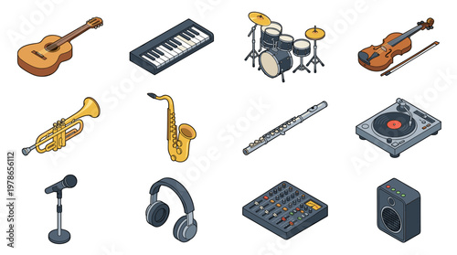 Listening to music icon, adjusting volume, muting sound, increasing volume, decreasing volume, playing audio, pausing track,