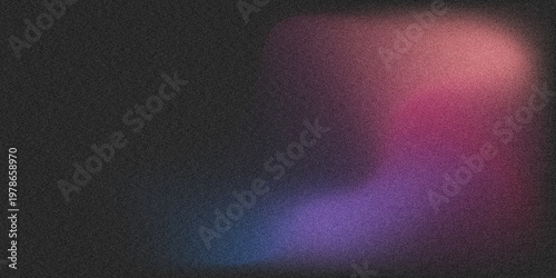 Abstract pink and purple glowing wave on dark background with soft blur gradient, smooth fluid light motion and vibrant neon energy for modern digital design