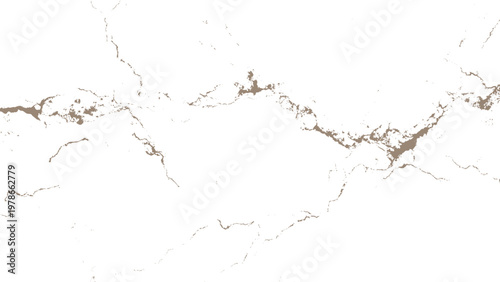 Marble texture with brown veins on white background  elegant natural stone pattern