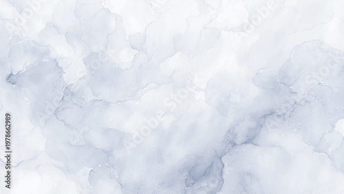 Soft grey and white watercolour texture with blended blue hues and subtle gradient effects  abstract background