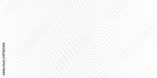  Hexagon texture. Dna pattern, background, techno molecule waves, abstract scientific net, 3d dynamic lines. Vector.eps