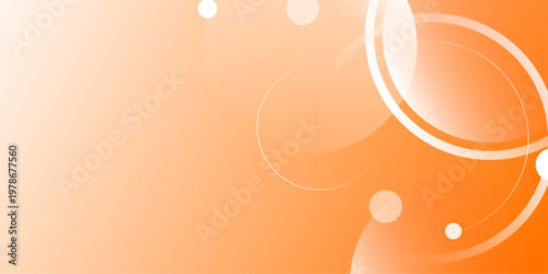 Abstract orange background with circle geometric. orange light abstract background design. background with copy space for design, vector. blue background with simple waves with dynamic shapes. vector.