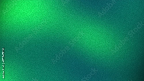 Abstract Teal and Emerald Green Grainy Gradient Background. Soft Textured Noise Motion. Elegant Dark Green Liquid Glow Animation. Seamless Loop for Cinematic Projects.