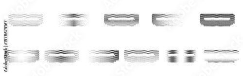 Hdmi Halftone Icon Collection – Hdmi Dotted Circles Halftones Geometric Dots Gradient – Dot Spray Gradient Vector Set – Hdmi Illustration Halftone Gradient