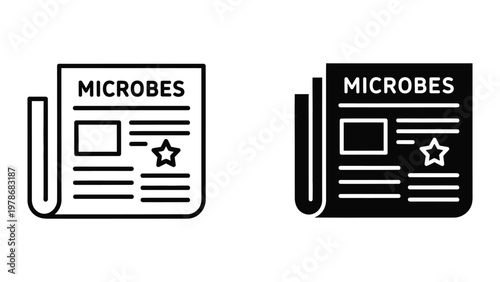 Contrast between traditional and modern newspaper representations of microbes topic