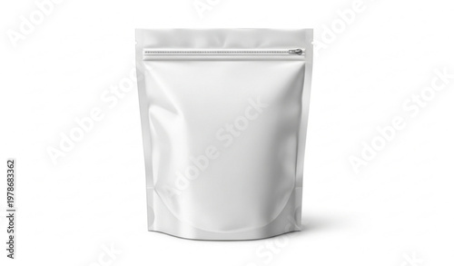 Stand Up Pouch Mockup Blank Flexible Packaging Vector Illustration