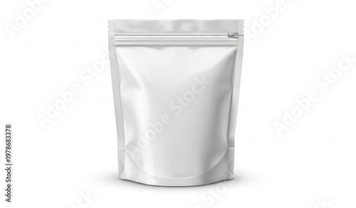 Stand Up Pouch Mockup Blank Flexible Packaging Vector Illustration