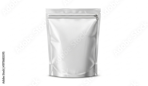 Stand Up Pouch Mockup Blank Flexible Packaging Vector Illustration