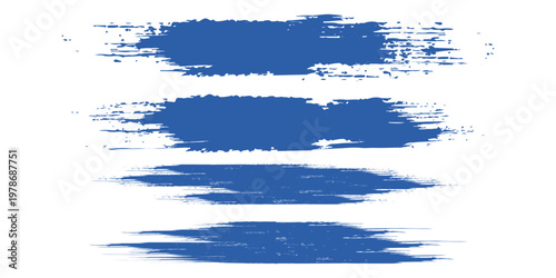 Abstract Blue and White Grunge Background with Halftone Style. Brush Stroke Illustration for Banner, Poster or Sports.