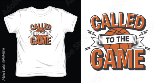 Basketball player called to the game graphic.