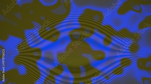 Abstract, fluid, wavy background, blue and olive green, ripple effect, liquid distortion, concentric circles, futuristic energy waves, psychedelic digital art
