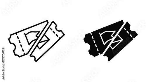 Contrast of a white and black cracked map illustration with lightning bolts