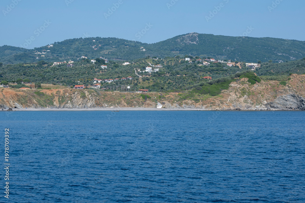 Fototapeta premium The coastline of Skiathos Island, Sporades, Thessaly, Greece