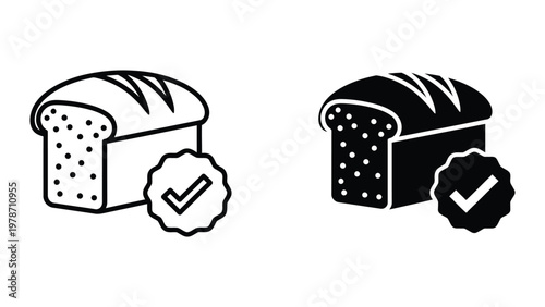 Comparison of regular and whole grain bread with approval indicators