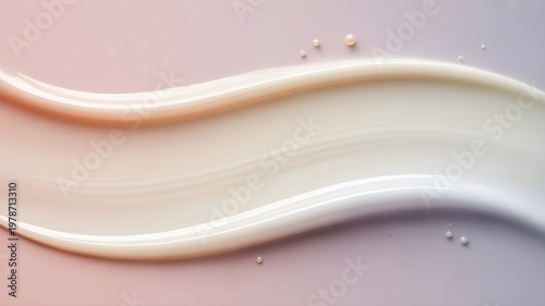 Generative AI- white chocolate on a white background