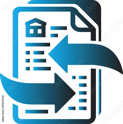 Icon of document conversion