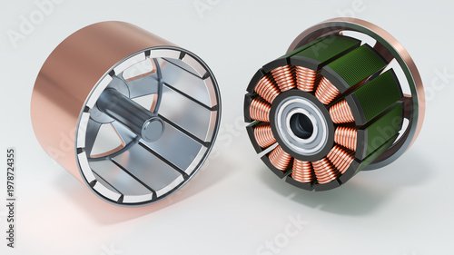 Foto Internal components of a brushless motor